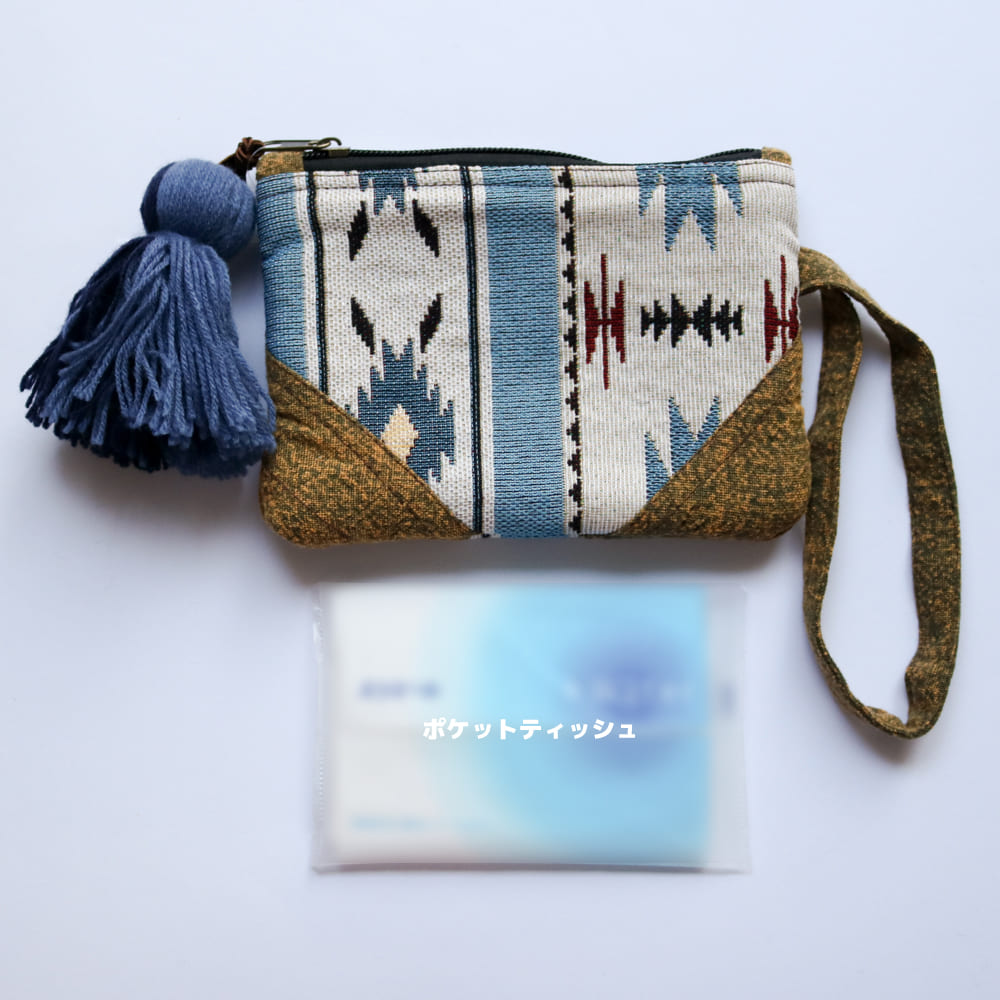 MARI❤チンアナゴ❤フラットポーチ❤ハンドメイド MARI様専用❤チンアナゴ❤フラットポーチ❤ハンドメイド