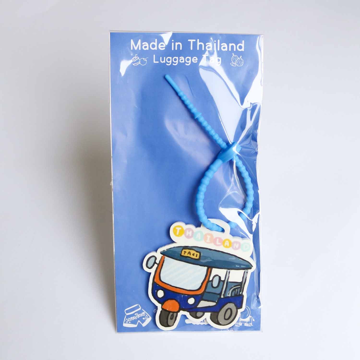 タイ ラゲッジタグ【全3種】かわいい トゥクトゥク 象 ムエタイ