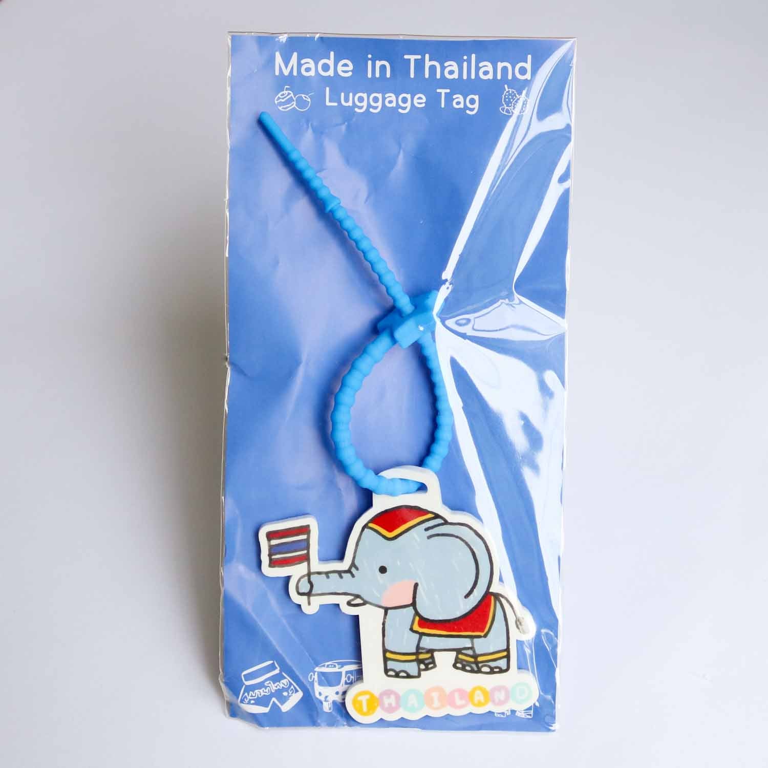 タイ ラゲッジタグ【全3種】かわいい トゥクトゥク 象 ムエタイ