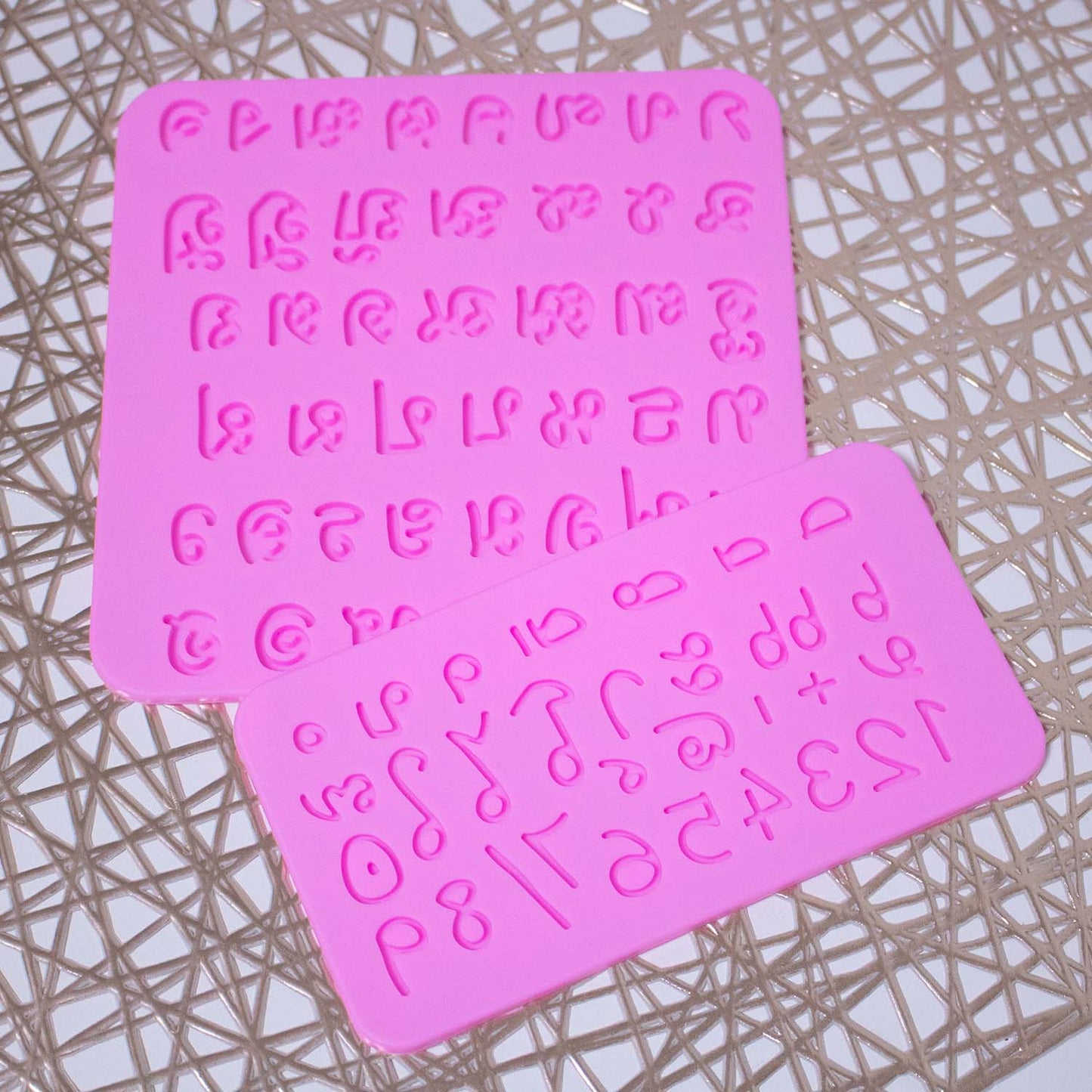 タイ文字/ タイ語 シリコンモールド ２枚セット【UVレジン用】