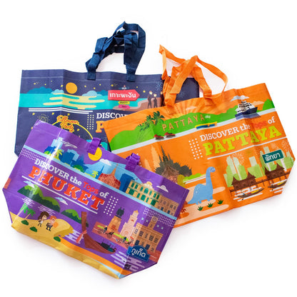 TOPS タイの名産エコバッグ② ４種・２サイズ