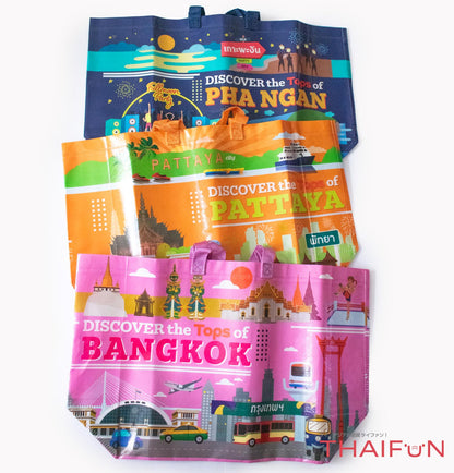 TOPS タイの名産エコバッグ② ４種・２サイズ