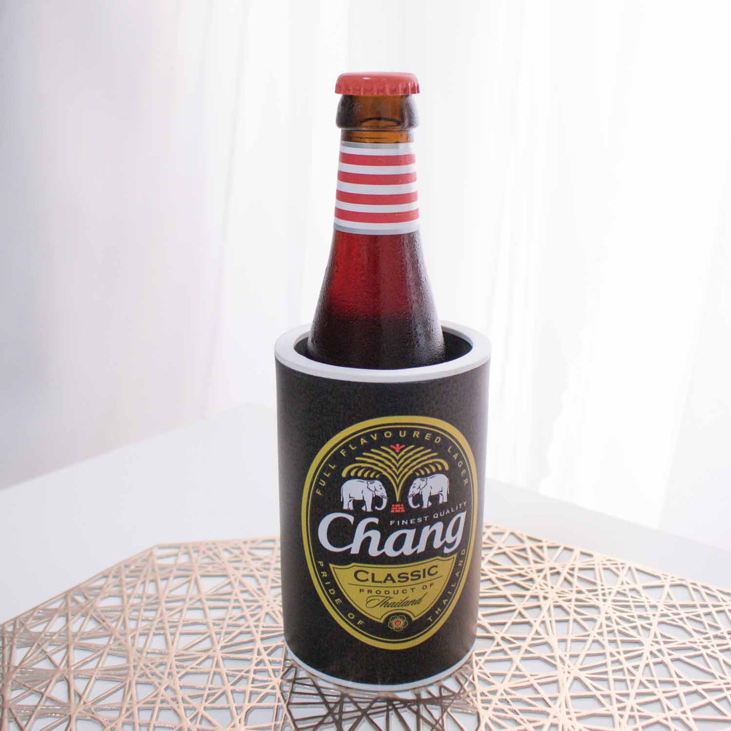 タイビール 保冷ボトルホルダー【シンハー／チャーン 全2種】中瓶対応