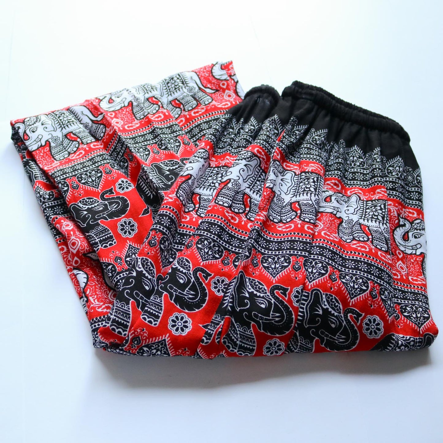 タイパンツ 赤柄 -3