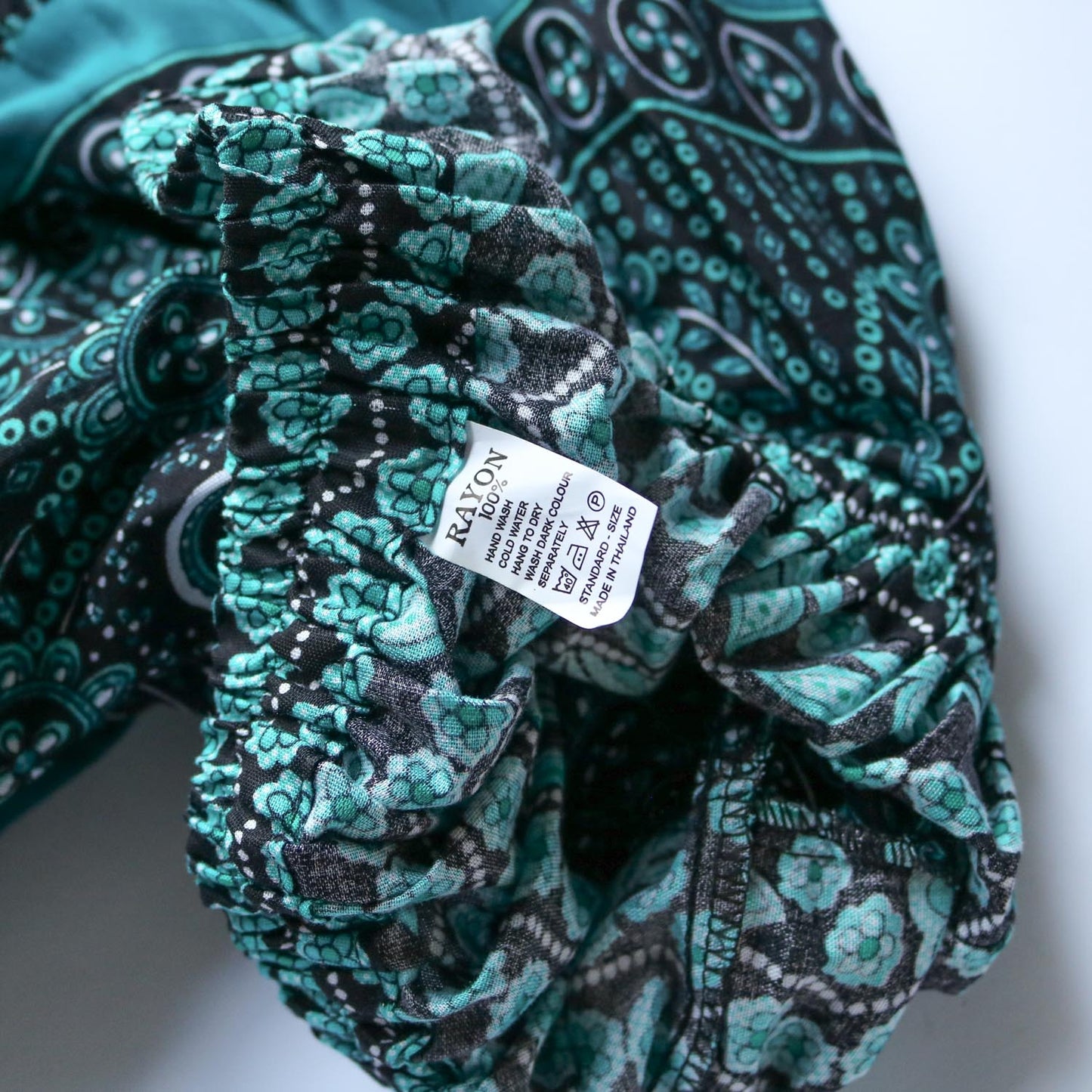 エスニック ティアードフレアスカート - エメラルド