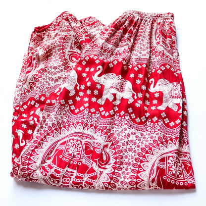 タイパンツ 赤柄 -2