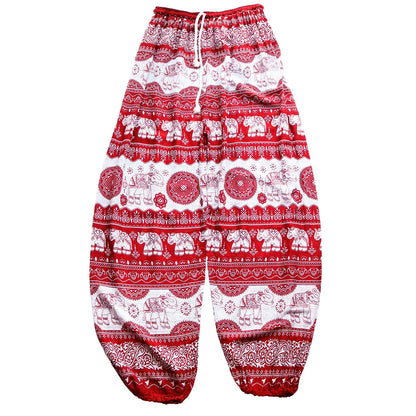 タイパンツ 赤柄 -1