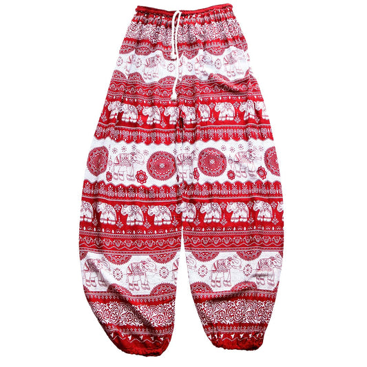 タイパンツ 赤柄 -1