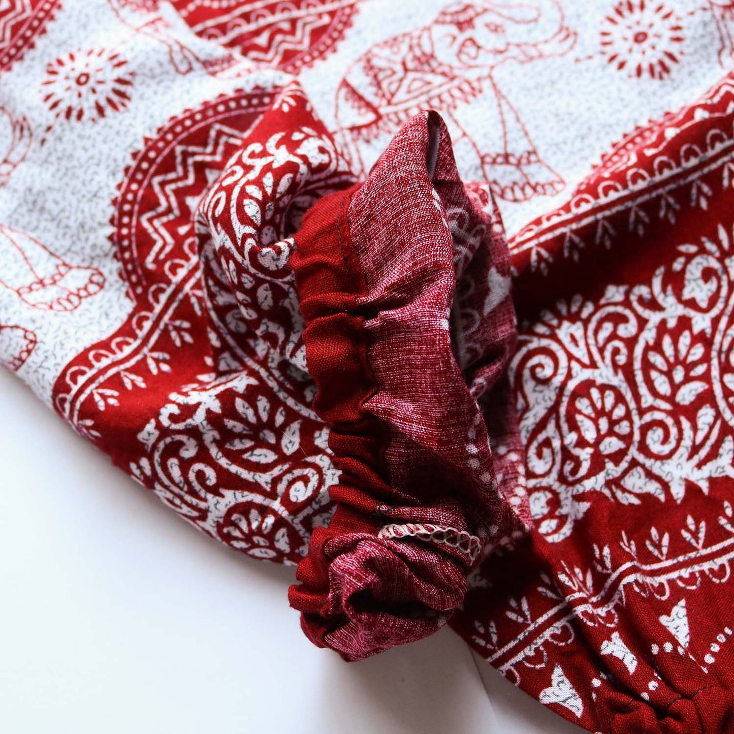 タイパンツ 赤柄 -1