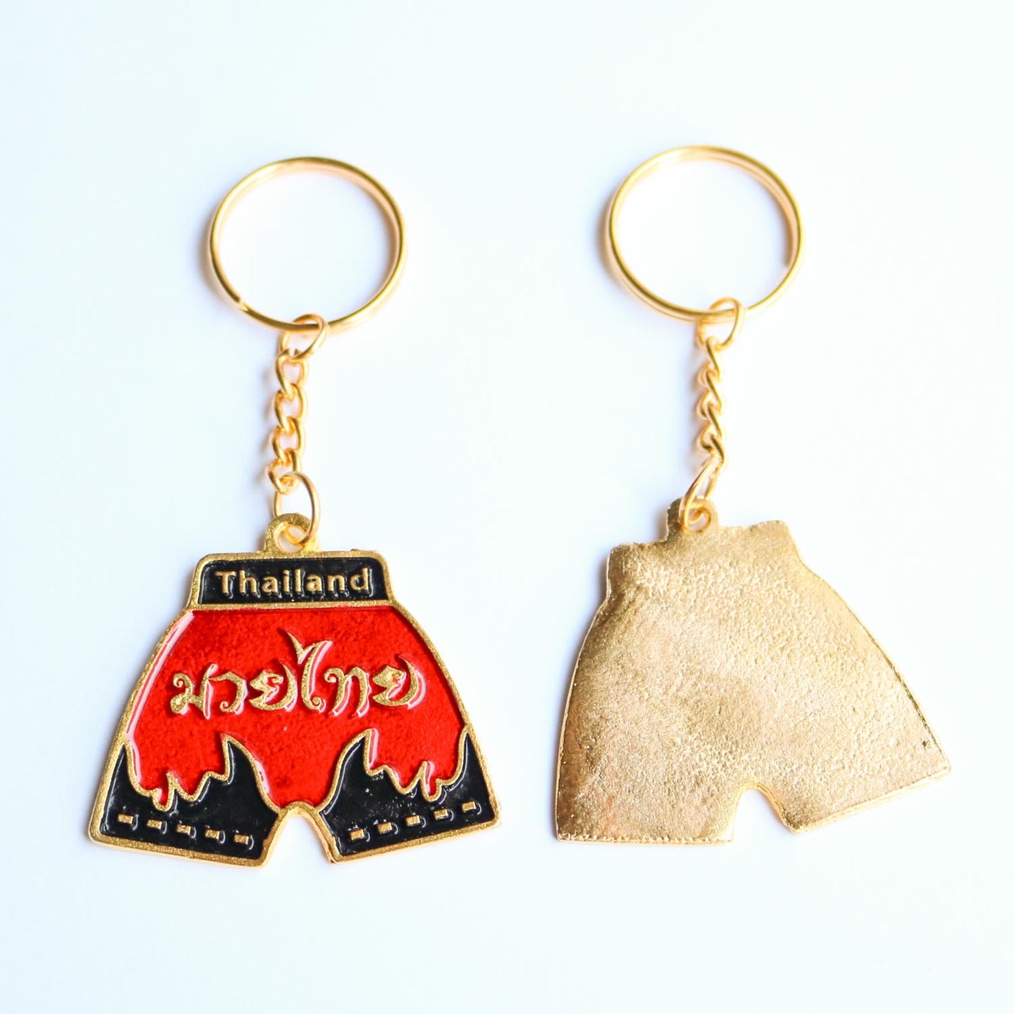 ムエタイパンツ ゴールド キーホルダー 全５色