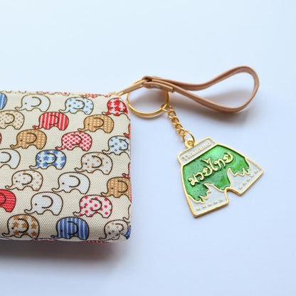 ムエタイパンツ ゴールド キーホルダー 全５色