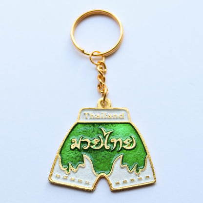 ムエタイパンツ ゴールド キーホルダー 全５色