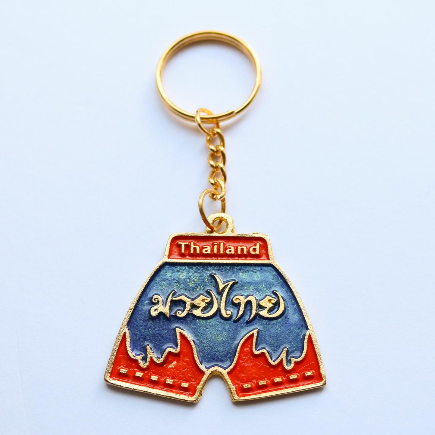 ムエタイパンツ ゴールド キーホルダー 全５色