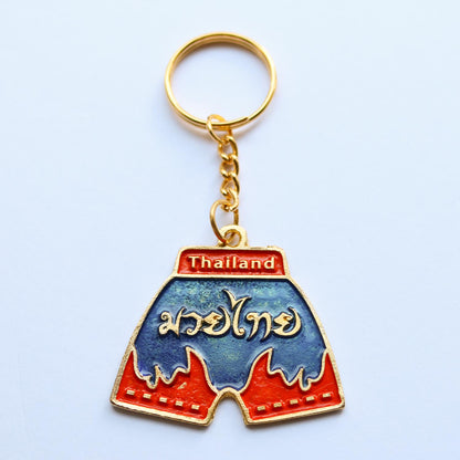 ムエタイパンツ ゴールド キーホルダー 全５色