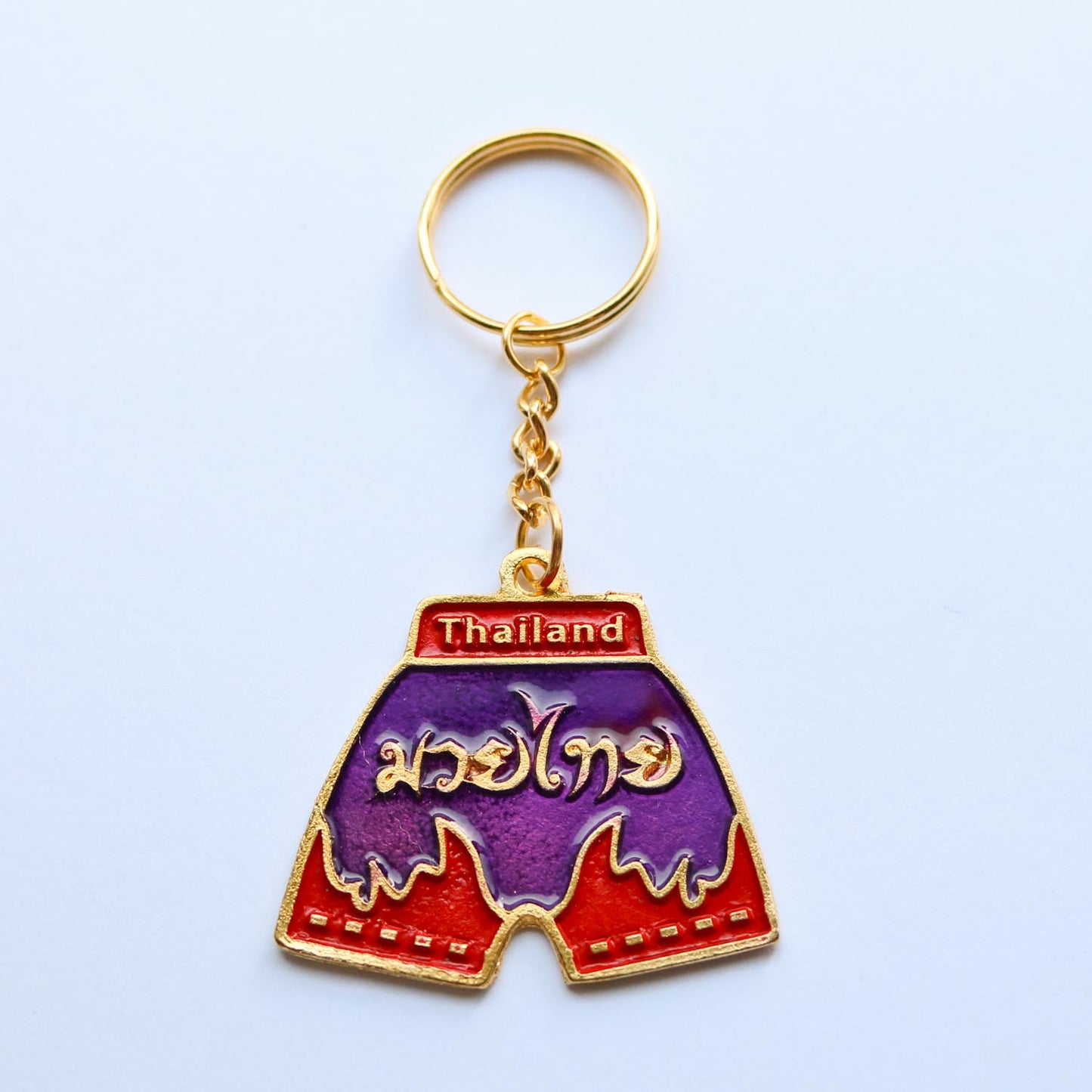 ムエタイパンツ ゴールド キーホルダー 全５色