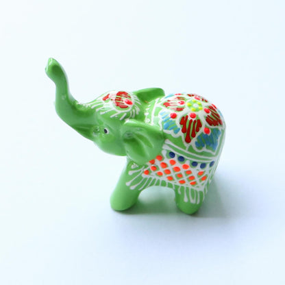 象のオブジェ ハンドペイント