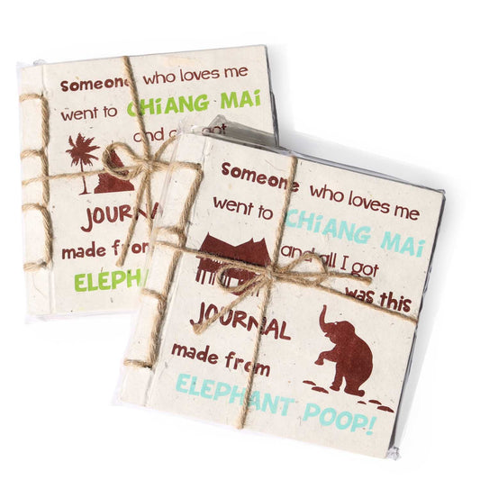 チェンマイ 象のうんちから作られたフリーノート