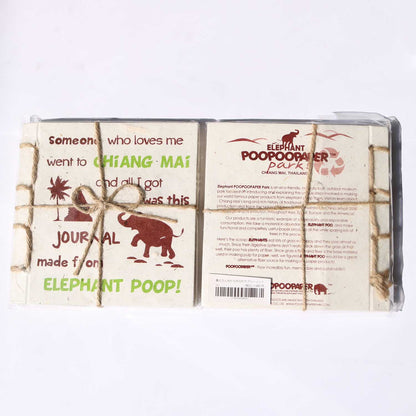 チェンマイ 象のうんちから作られたフリーノート
