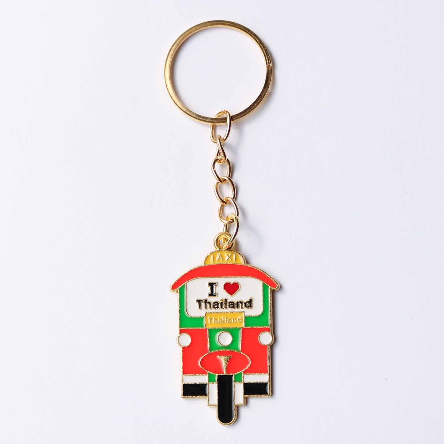 tuki. キーホルダー トゥクトゥク キーホルダー【全5色】タイ製 ゴールド エナメル タイ