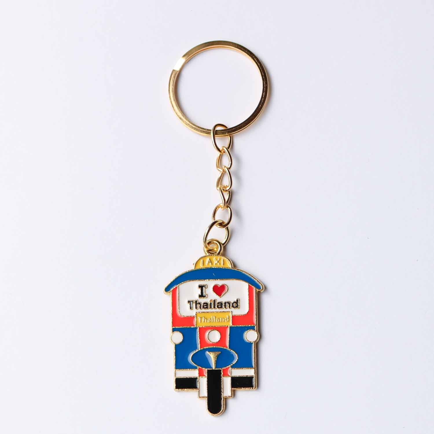 tuki. キーホルダー トゥクトゥク キーホルダー【全5色】タイ製 ゴールド エナメル タイ