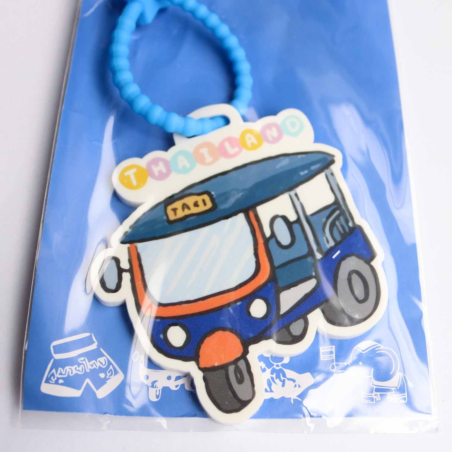 タイ ラゲッジタグ【全3種】かわいい トゥクトゥク 象 ムエタイ