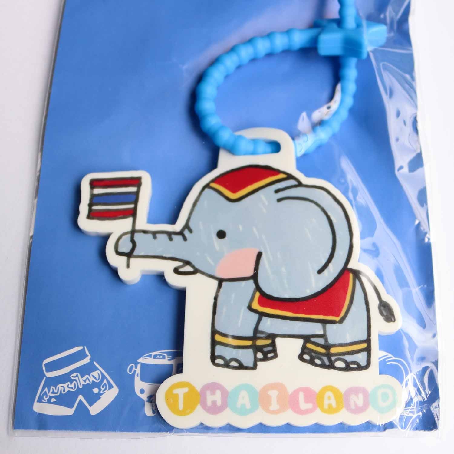 タイ ラゲッジタグ【全3種】かわいい トゥクトゥク 象 ムエタイ