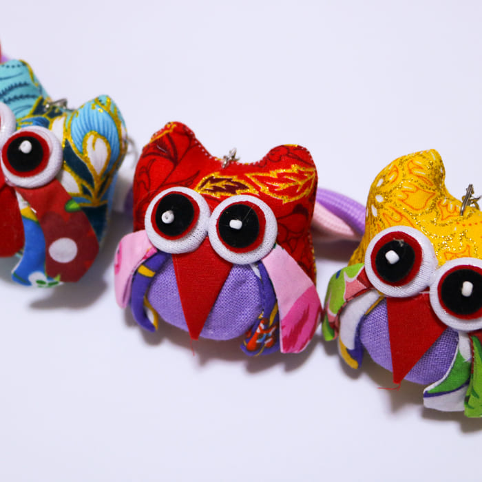 THAILAND ふくろう ぬいぐるみキーホルダー【タイ雑貨】 – タイ雑貨