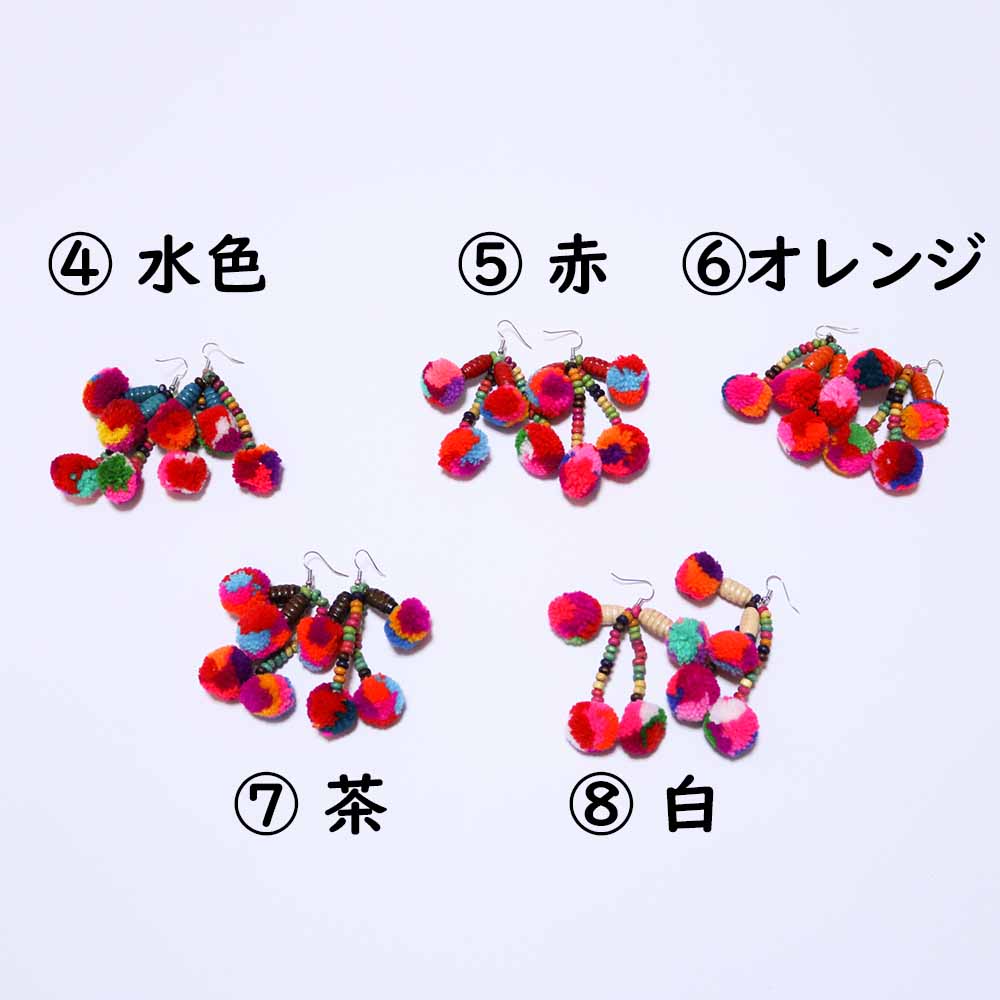 モン族 ぽんぽんピアス – タイファン！